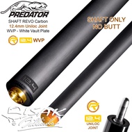 Predator Revo 12.4 mm Uniloc Shaft - WVP Carbon Billiard Stick Biliar Stik Low Deflection new