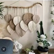 Jumbo Size 9 Leaf Macrame Decoration