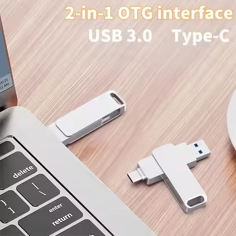 Xiaomi 2-in-1 16TB USB 3.2 Flash Drive Type-C U Disk High-Speed Pen Drive U Flash Drive Portable SSD