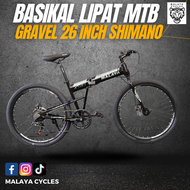 SHIMANO Folding Bike 26 27.5 29 inch Bicycle Basikal Mountain