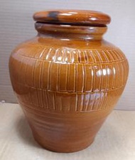 早期甕 醬菜甕- 含蓋高 24.5 公分 