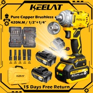 KEELAT KID003S Impact Wrench Cordless Impact Gun Impact Drill Electric Impact Driver Wrench Drill Sc