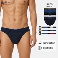 Byford 5pcs Men Micro Briefs Combed Cotton BMB907262