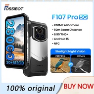 FOSSiBOT F107 PRO Rugged Smartphone Android 15 30GB(12+18)+512GB ROM 6.95"FHD+ 5G 28000mAh NFC/Face 