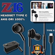 [ ORIGINAL ] HF Earphone AKG Samsung Galaxy S25 S 25 Type C In ear with microphone (typsy) Black