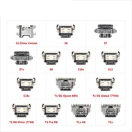 Micro USB Jack Connector Socket Parts for Vivo S1 S6 S7 S7e S9 S10e S12 S15e T1 Pro T1x T2x 5G 4G Ty