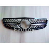 Mercedes Benz C Class W204 (2007-2013) Grille (1 Line AMG Chrome / Black) C180 C200 C230 C250 C300