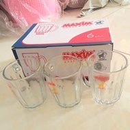 Maxim Glass Cups, Pack of 6 Super Thick Mvc 9T - KitchenMdn