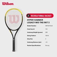 WILSON HYPER HAMMER LEGACY MID ไม้เทนนิส Pre-strung (ไม้ขึ้นเอ็นแล้ว) WR119110U2 Official Store