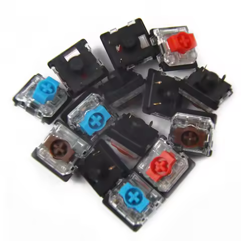 Gateron Low Profile Switch KS-27 Red Blue Brown Axis 3 Pin For Low Profile Switches Mechanical Keybo