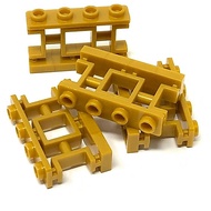 [4 Pieces] LEGO Window Frame 1x4x2 / Asian Decorative Fence ID 6458679 32932 (4 Pieces - New)