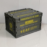 กล่องเก็บของพับได้สไตล์ญี่ปุ่น ZEON Gundam เรียบง่ายและมีสไตล์สำหรับการจัดระเบียบในครัวเรือน