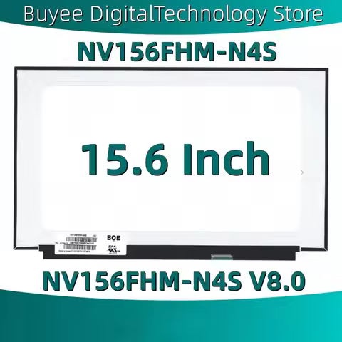 Original New 15.6 Inch NV156FHM-N4S V8.0 Laptop LCD Screen Panel NV156FHM-N4S 5D10X08070 FHD 1920*10