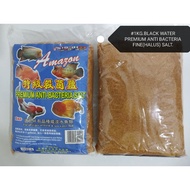 Anti Bacteria Black Water Salt 1kg for Aquarium Fish Fine