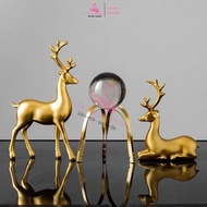 Deerbag Decor Lily's decor house Mixed Crystal cross decor shelf cabinet housewarming gift