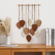 Daun Macrame Hiasan Dinding Minimalis Elegant Wall Hanging Dekorasi Ruangan Rumah