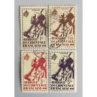 1945 France (Colony) West Africa 4 Used Stamps