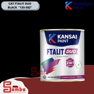 KANSAI FTALIT DUO 2 IN 1 CAT KAYU BESI ANTI KARAT | CAT MINYAK PRIMER-Hosebuild