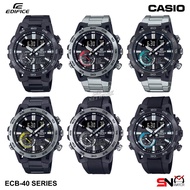 Casio Edifice Men Watch ECB-40 Series ECB-40D ECB-40DB ECB-40DC ECB-40P Smartphone Link 100m Water R