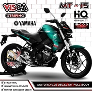 Decal Yamaha MT 15 - MT 15 Motorcycle Sticker - Dekal MT15 - Striping MT 15 Variations - Decal MT 15