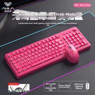 AULA | 3-Mode Wireless Bluetooth Slim Beautiful Keyboard 98 Keys