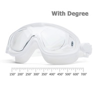 AUS Adult Swimming Goggles With Power Professional Swim Goggles Myopia Degree Prescription 150-700 A