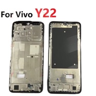 กรอบจอ LCD สำหรับ VIVO Y22 Y22S Y35 4G Y02T เฟรมกลาง