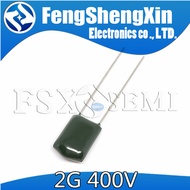 20pcs Polyester film capacitor 2G 400V 2.2NF 3.3NF 10NF 15NF 22NF 33NF 47NF 2G222J 2G332J 2G103J 2G1