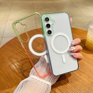 Gradient Colorful Magnetic Case Samsung Galaxy S25 Edge S25 Ultra S25 Plus S25 S24 FE S24 Ultra S24+