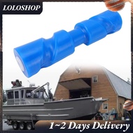 loloshop Fockety Self Centering Keel Roller  12in Blue PU Boat Trailer with Abrasion Proof for 5/8in