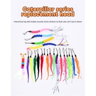 Cat Teaser Wand Caterpillar Replacement Heads Collection DIY Self-Entertainment Cat Toy