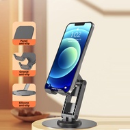 Aluminum Alloy Mobile Phone Holder Desktop Mobile Phone Tablet Stand Adjustable Lifting Rotating for Pad Samsung Ios Stand