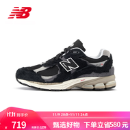 NEW BALANCE  NB2002R 官方休闲鞋男鞋女鞋时尚舒适情侣复古运动鞋M2002RDJ 黑色/灰色 M2002RDJ 42 (脚长26.5cm)