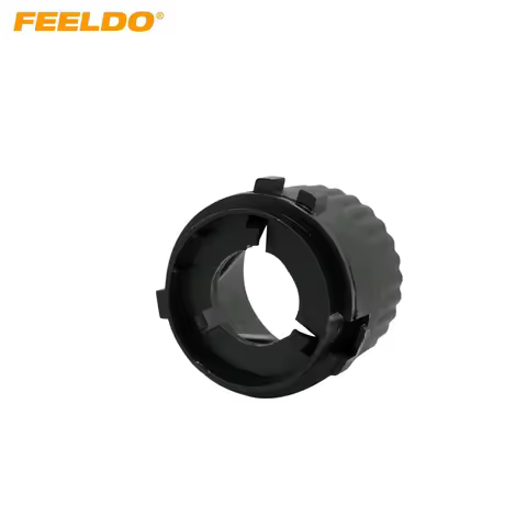 FEELDO 2Pcs Car Bulbs Socket Conversion Adapter For Volkswagen MK6 Golf 6 or GTI H7 HID Xenon Bulb A