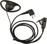 Jopto D Shape Ear Hook Earphones Police Security Radio Headset PTT Microphone M Head Walkie Talkie H