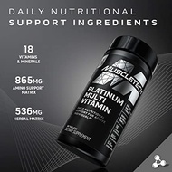 MuscleTech Platinum Multivitamin 90 tabs Multi Vitamin 18 Vitamins & Minerals | Vitamins A C D E B6 