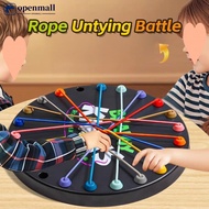 【OMALL】 Twisted Ropes Puzzle Logic Thinking Training Tangle Puzzle Game Family Party Games Parent-Ch