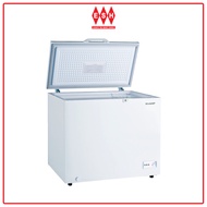 Sharp Dual Switch Setting with LED Lighting Chest Freezer - White (310L) SJC318