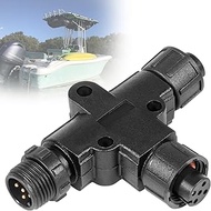 NMEA 2000 (N2k) (Tee) 3 Port 5Pin M12 Thread IP67 Waterproof (Tee) T-Connector for Garmin Lowrance S