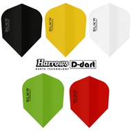 Harrows Dart Flights - Silika Solid (No.6) 100 Micron Darts flight 3Pcs/pack