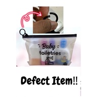 Defect Toiletries/Barang mandi Newborn &amp; Ibu Maternity/ Extra Mom @Extra Baby Printed Plastik Ziplock Bag Bersalin