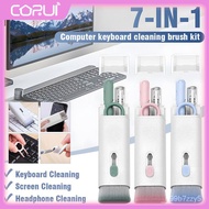 Computer Keyboard Cleaner Lectronics Cleaner Cleaning Tools 7-in-1 Brh Kit Retractable Cleaner Keycap Puller Kit Portabl