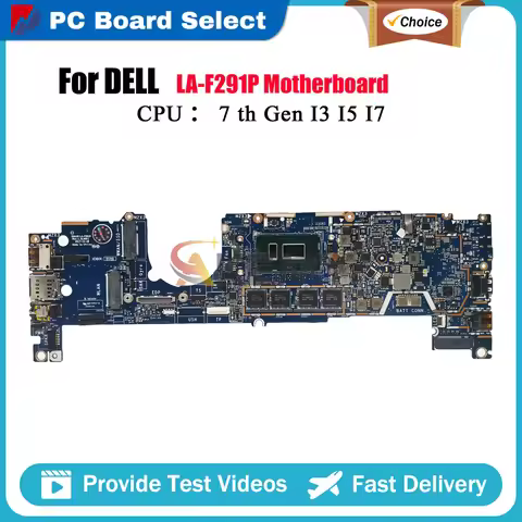 Laptop Motherboard For Dell Latitude 13 7390 2in1 DDA30 LA-F291P LA-F292P CN-02PK0W 071V71 0441WF 04