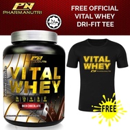 Whey Protein Halal - Vital Whey 2kg/4.41lbs 100% Whey Isolate With 24g Protein 67 Servings - Fast Mu