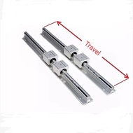 `` Paket Set Rel Rail Guide Linear Sbr25 Sbr 25 Shaft + 4 Block