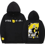 Anime Soul Eater Hoodie Manga Creative Hoodies Men Sweatshirt Streetwear Tee