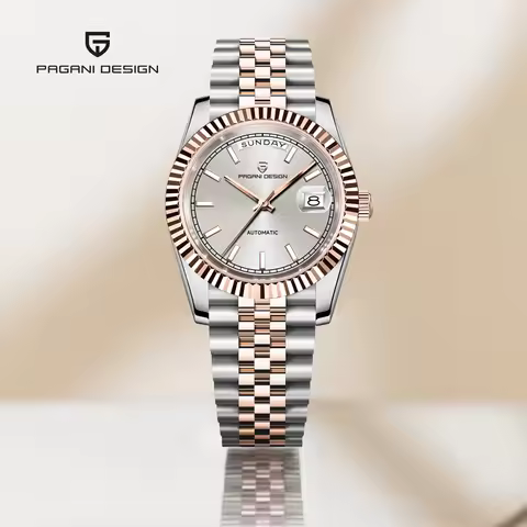 2026 New PAGANI DESIGN DD36 Men's Watches Rose Gold Automatic Watch For Men Mechanical Wristwatches 