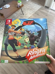Nintendo Ringfit Adventure Game with the ring