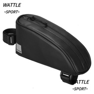 WATTLE Bike Frame Bag, Triangle Reflective Bike Top Tube Bag, Portable Waterproof 600D Polyester 0.3