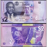 Belize 2025 2 Dollars UNC (P-73)